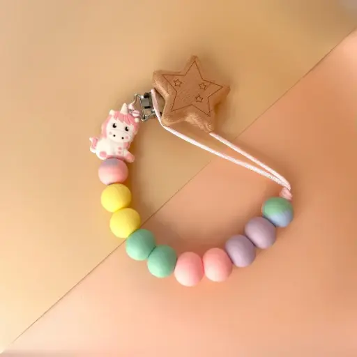 Magisches Einhorn - Schnullerkette